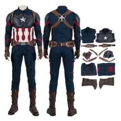 Captain America Cosplay Costumes Avengers Endgame Steve Rogers Costume