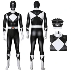 Adult Power Rangers Jumpsuit Mighty Morphin Power Rangers Cosplay Costume