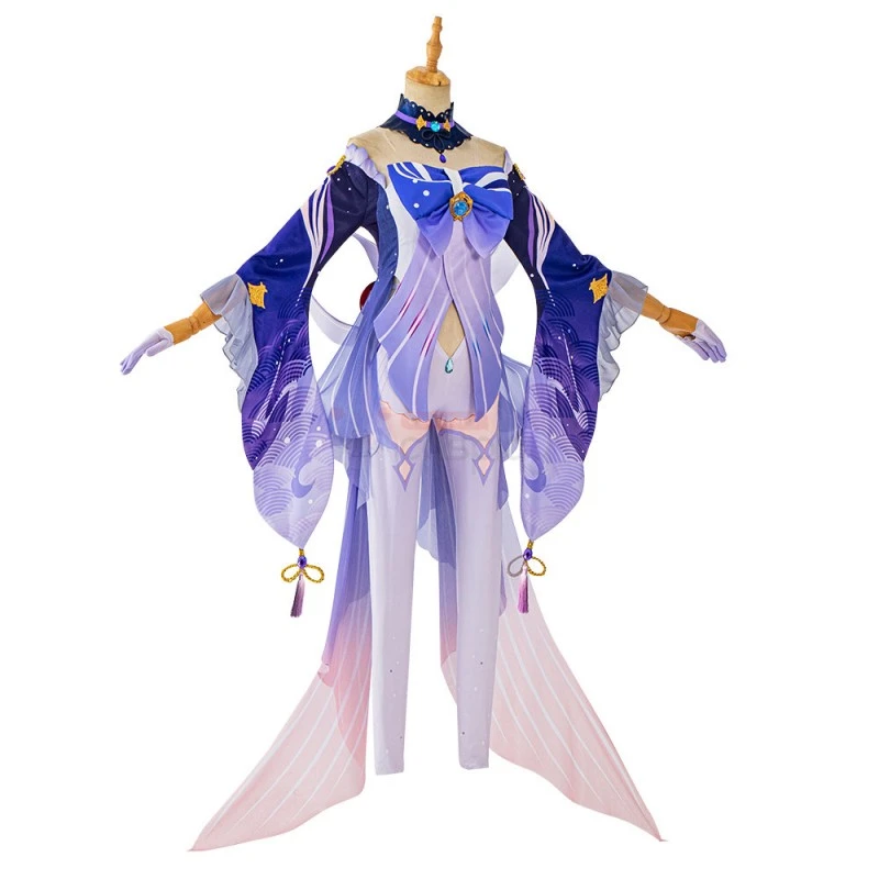 Sangonomiya Kokomi Costume Genshin Impact Cosplay Suit - Image 3