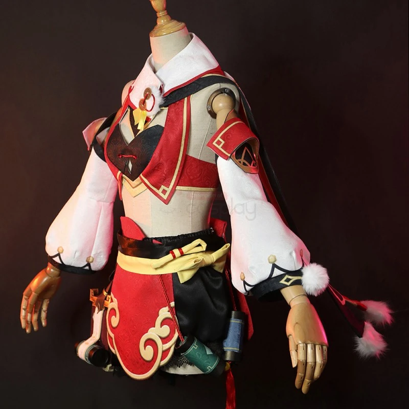 Yanfei Costume Genshin Impact Cosplay Suit - Image 3