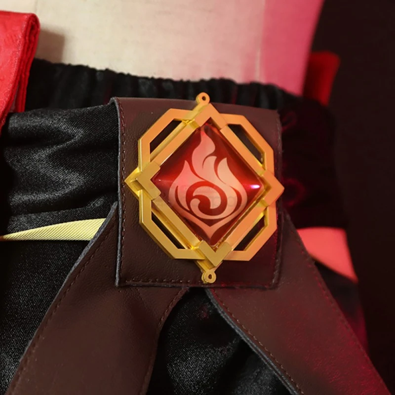 Yanfei Costume Genshin Impact Cosplay Suit - Image 10