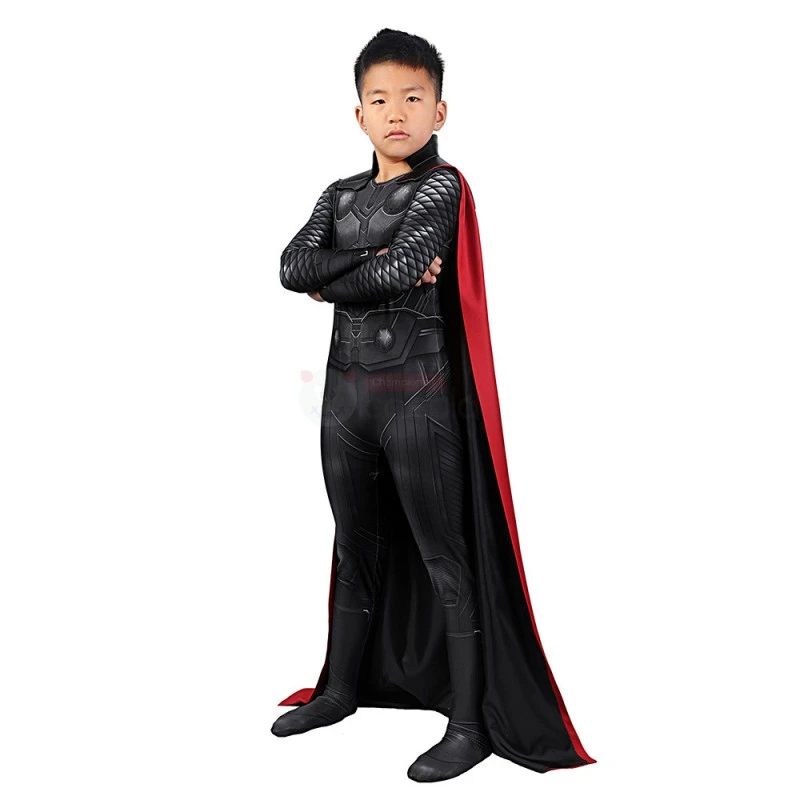 Thor Odinson Costume Avengers 3 Infinity War Cosplay Suit For Kids - Image 3