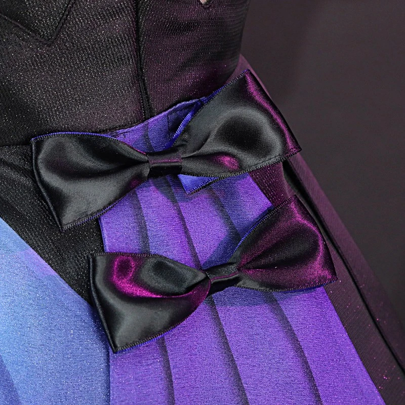 Genshin Impact Keqing Opulent Splendor Cosplay Costumes - Image 9