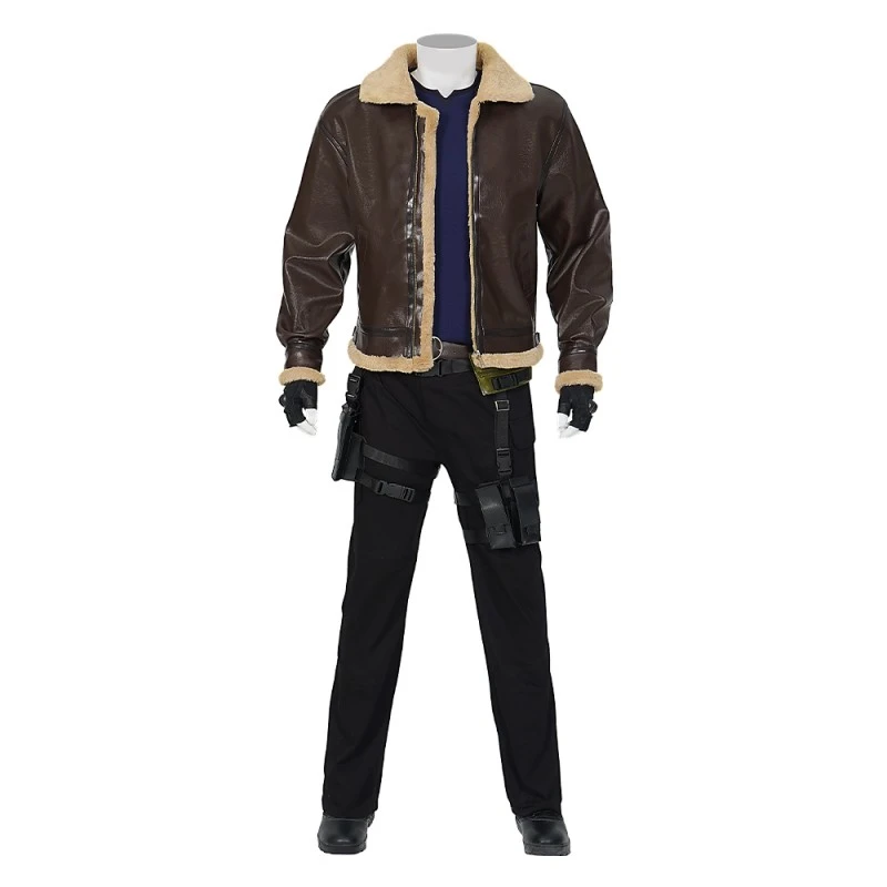 2023 Leon S Kennedy Cosplay Costumes Resident Evil 4 Remake Suit - Image 2
