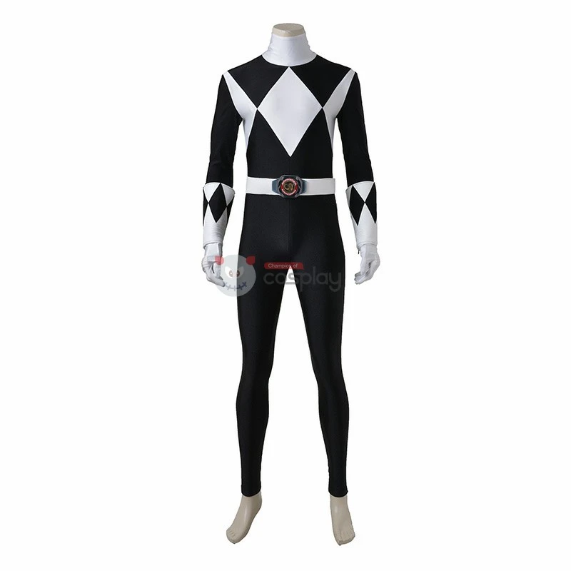 Goushi Mammoth Ranger Costume Black Mighty Morphin' Power Rangers Cosplay Costumes - Image 2