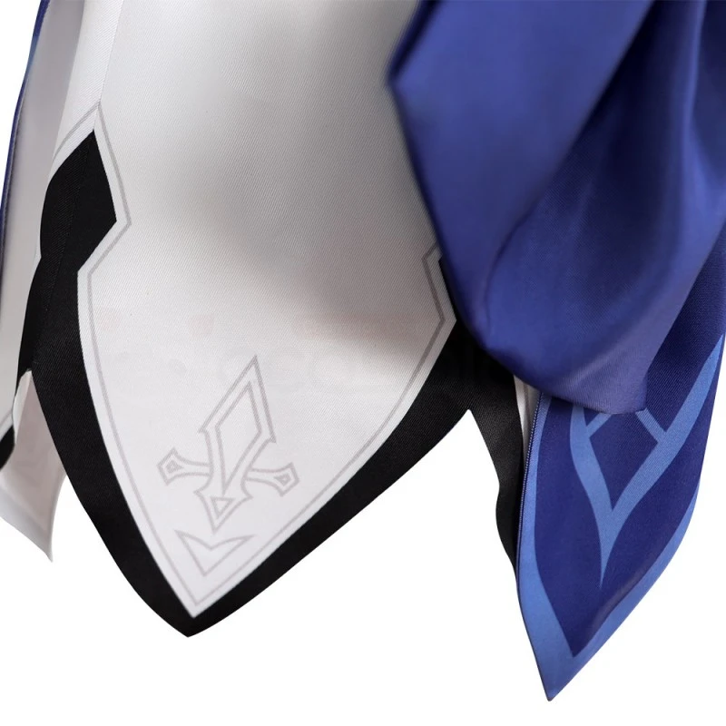 Genshin Impact Eula Pizza Hut Cosplay Costume - Image 11