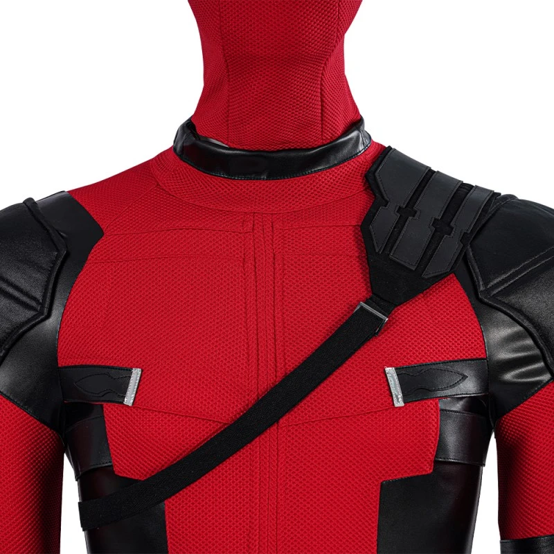 2023 Deadpool Cosplay Costumes Wade Wilson Deadpool 2 Halloween Suit Knitted Version - Image 10