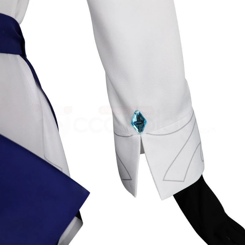 Genshin Impact Eula Pizza Hut Cosplay Costume - Image 12