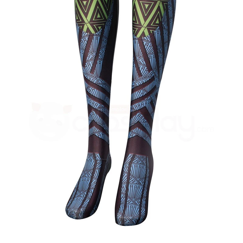 Black Panther Wakanda Forever Nakia Jumpsuit Cosplay Costumes - Image 11