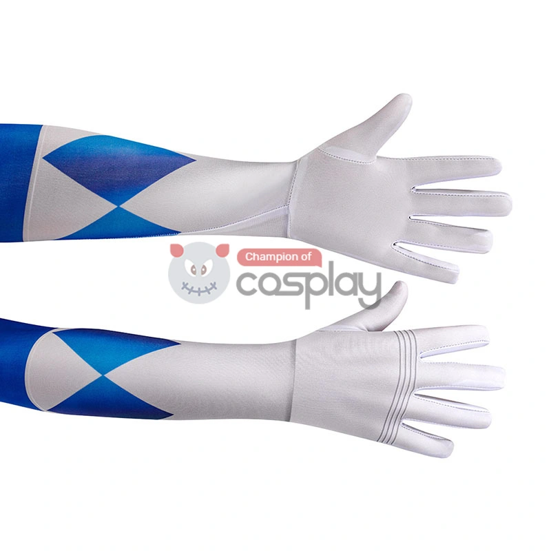 Ready To Ship For Kids Blue Ranger Cosplay Costume - Image 10