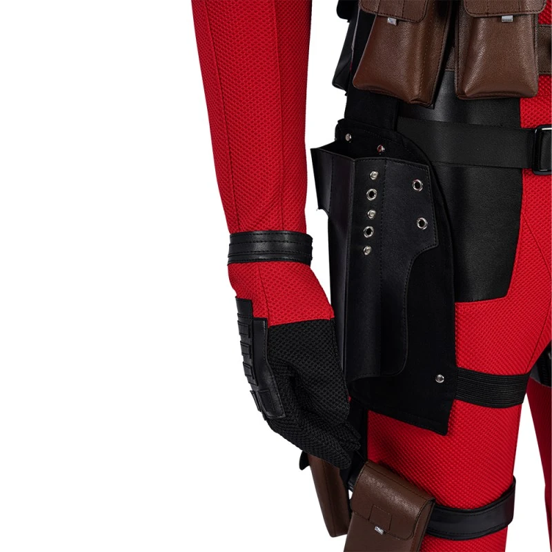 2023 Deadpool Cosplay Costumes Wade Wilson Deadpool 2 Halloween Suit Knitted Version - Image 12