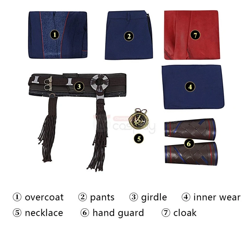 Stephen Strange Cosplay Costume Doctor Strange In The Multiverse Of Madness Suit Improved Version - Image 14