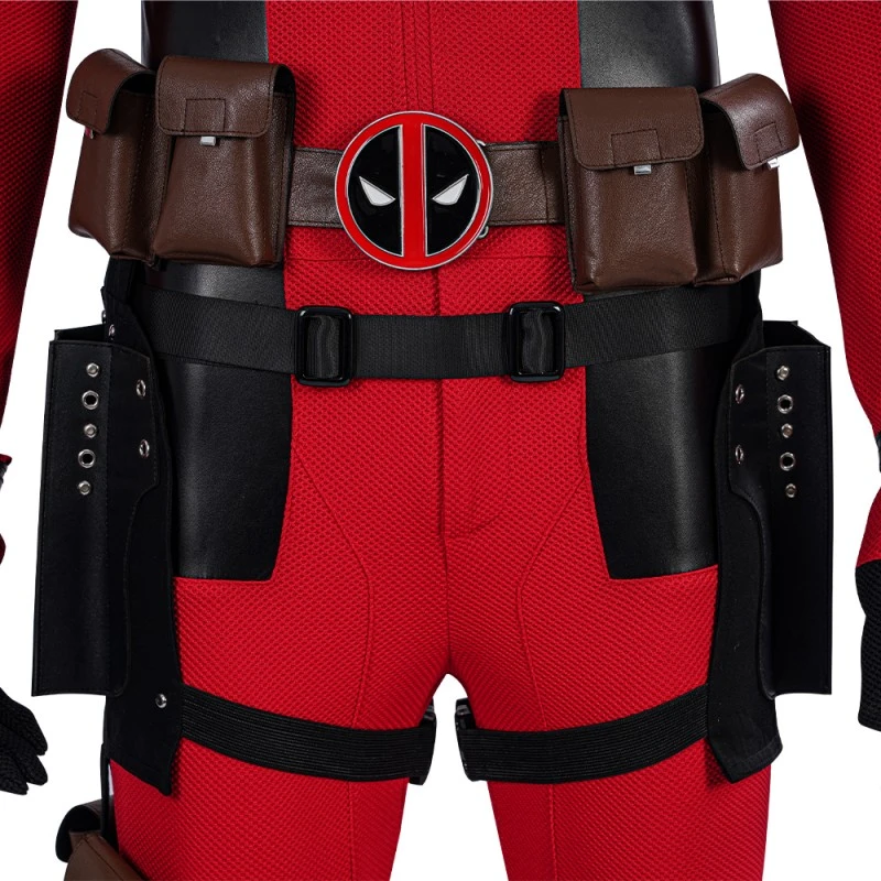 2023 Deadpool Cosplay Costumes Wade Wilson Deadpool 2 Halloween Suit Knitted Version - Image 13