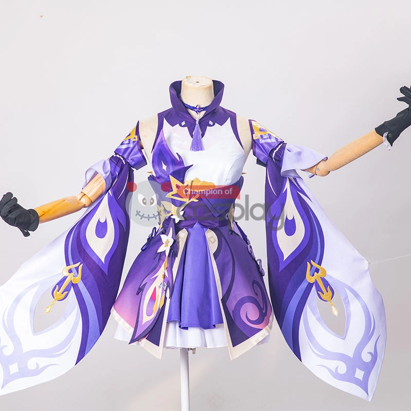 Keqing Costume Game Genshin Impact Cosplay Costumes - Image 19