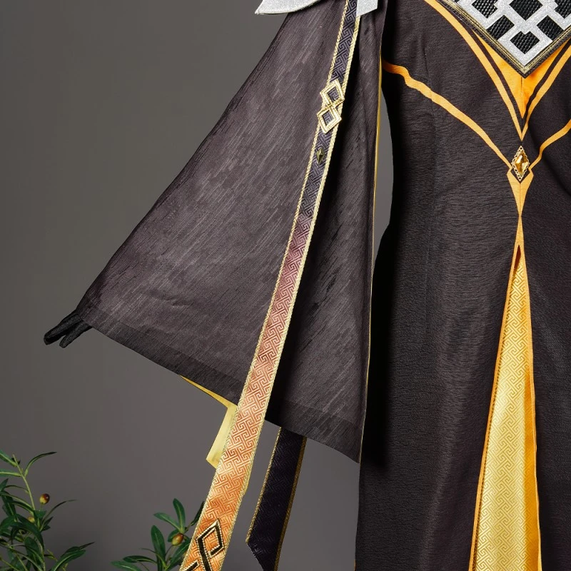Genshin Impact Rock King Zhongli Cosplay Costumes - Image 15