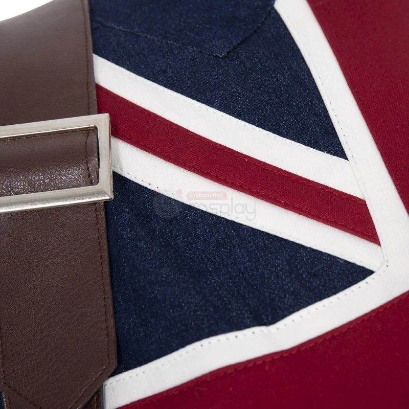 Captain Carter Costume What If Peggy Carter Cosplay Suit - Image 18