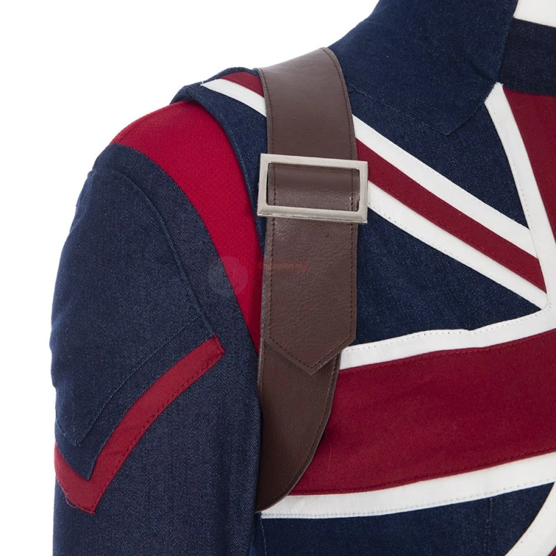 Captain Carter Costume What If Peggy Carter Cosplay Suit - Image 10