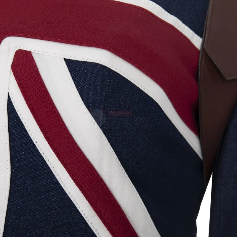 Captain Carter Costume What If Peggy Carter Cosplay Suit - Image 20