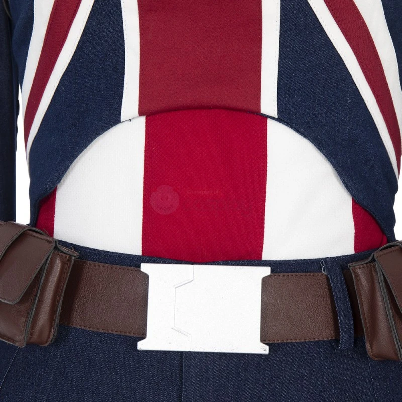 Captain Carter Costume What If Peggy Carter Cosplay Suit - Image 19