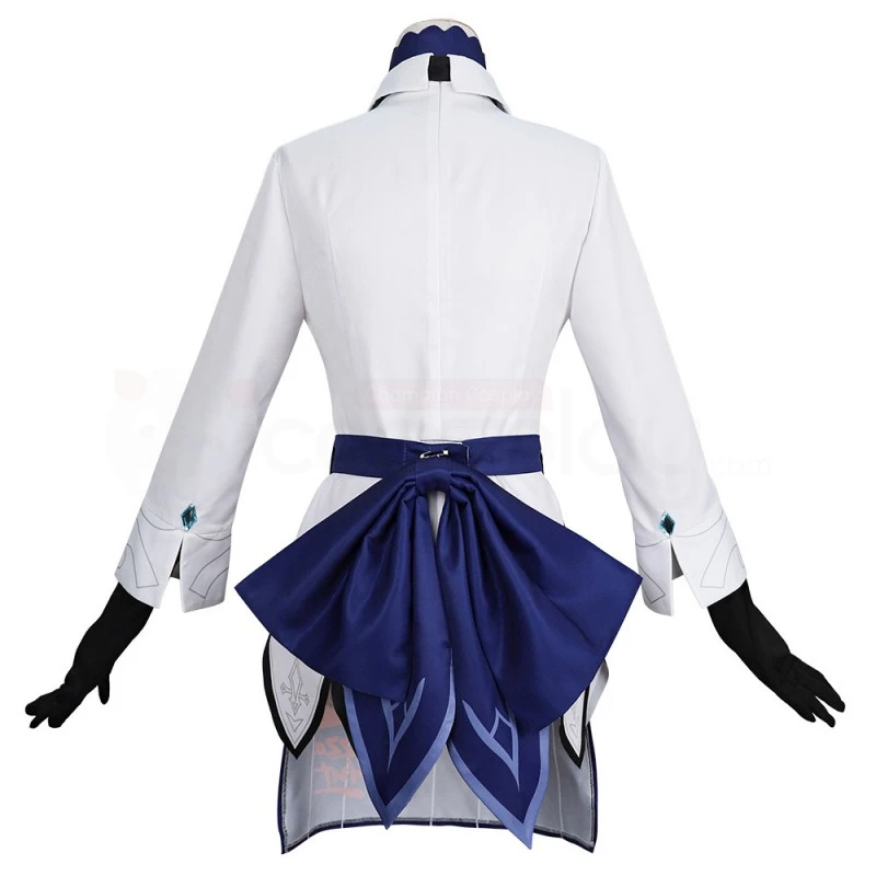 Genshin Impact Eula Pizza Hut Cosplay Costume - Image 2