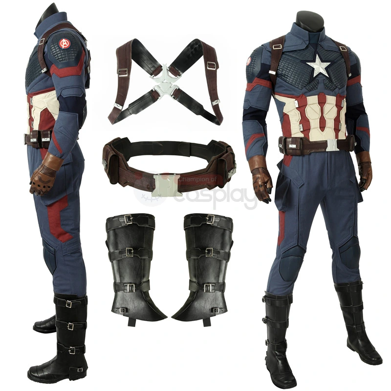 Captain America Costume Improved Version Steve Rogers Cosplay Costumes - Image 3