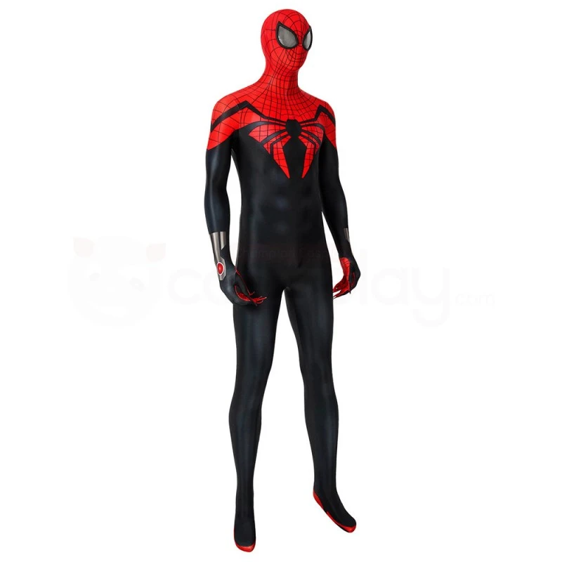 Spiderman Printed Bosysuit The Superior Spider-Man Cosplay Costume - Image 2
