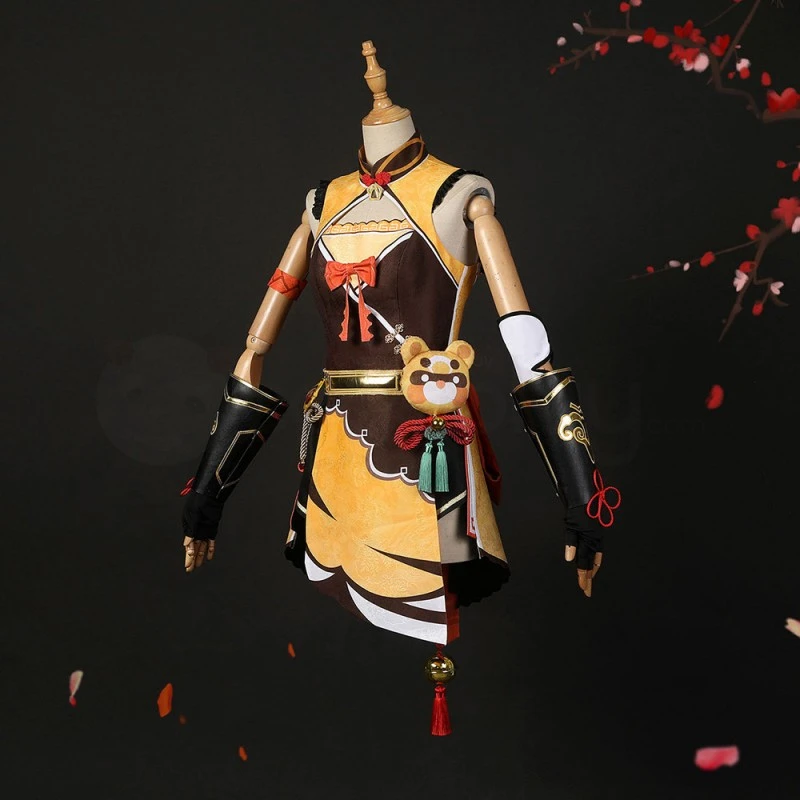Xiangling Costume Game Genshin Impact Cosplay Suit - Image 3