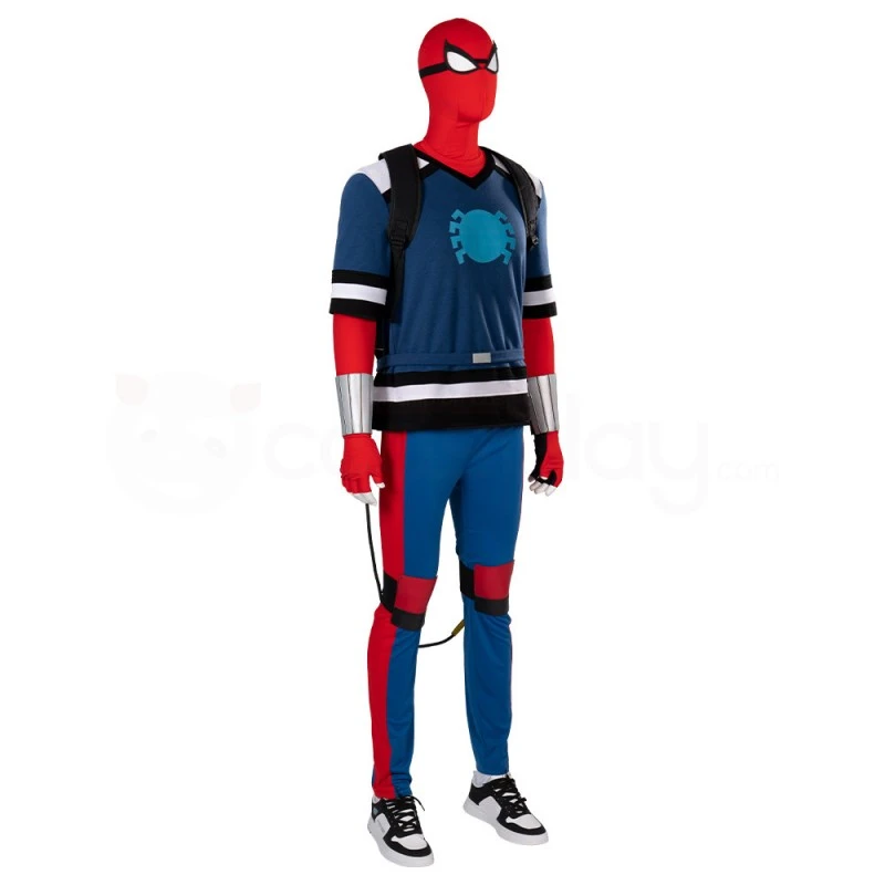 Spider-Man Freshman Year Cosplay Costume Spiderman Peter Parker Hoodie - Image 3