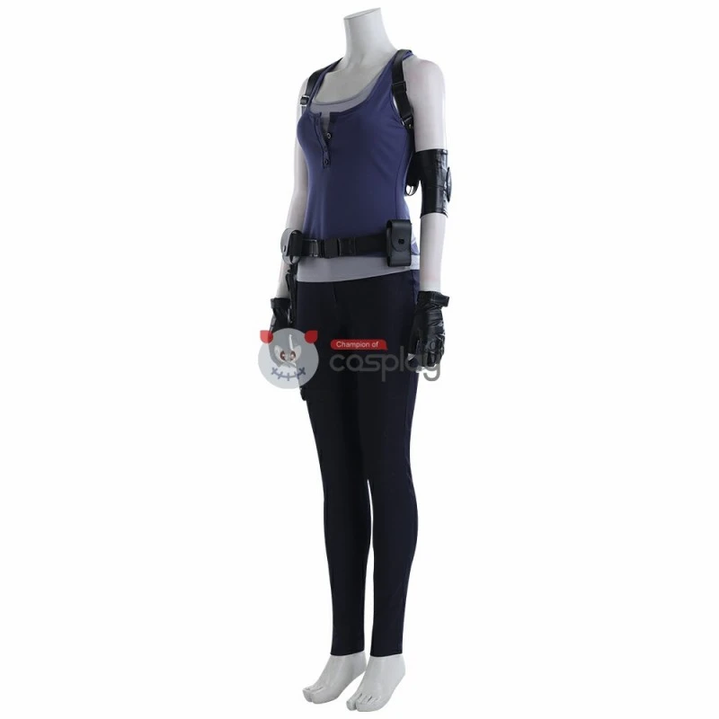 Jill Valentine Costume Resident Evil 3 Remake Cosplay Costume - Image 3