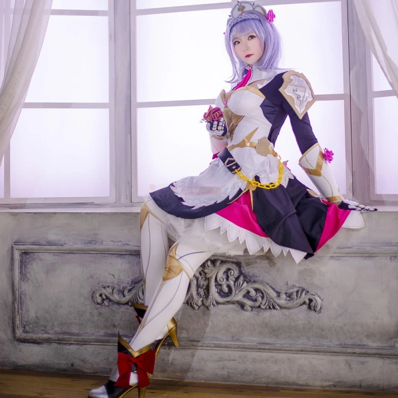 Genshin Impact Noelle Cosplay Costume - Image 5