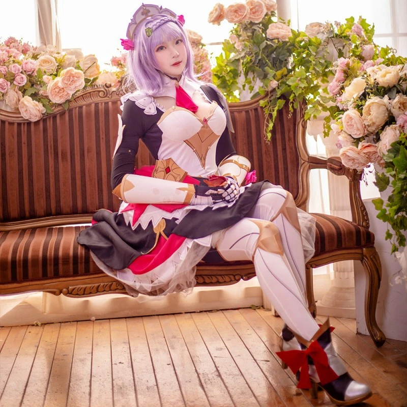 Genshin Impact Noelle Cosplay Costume - Image 4