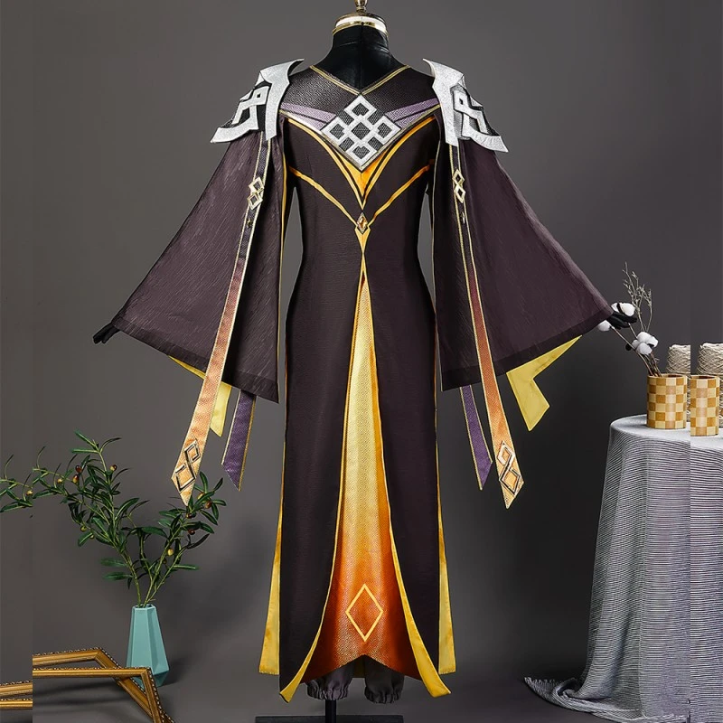Genshin Impact Rock King Zhongli Cosplay Costumes - Image 2