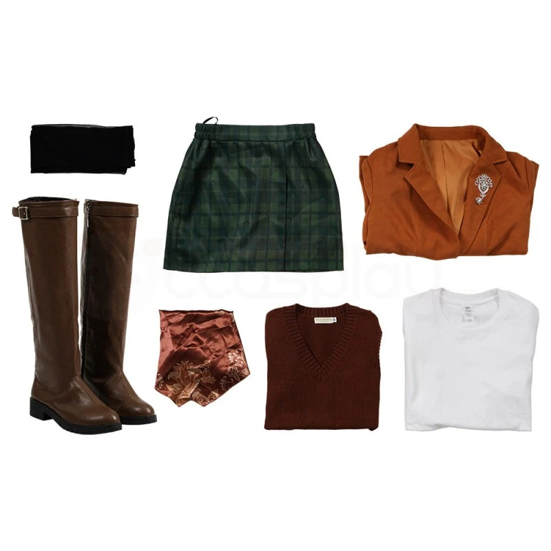 Resident Evil 4 Remake Ashley Graham Cosplay Costumes - Image 4