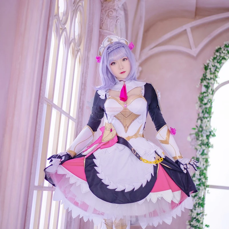 Genshin Impact Noelle Cosplay Costume - Image 8
