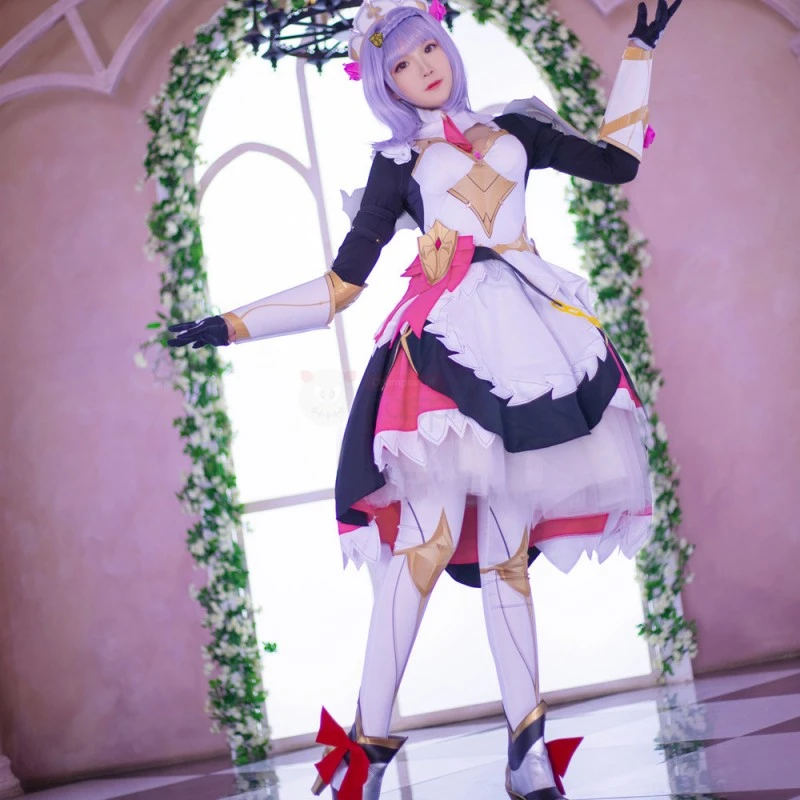 Genshin Impact Noelle Cosplay Costume - Image 7