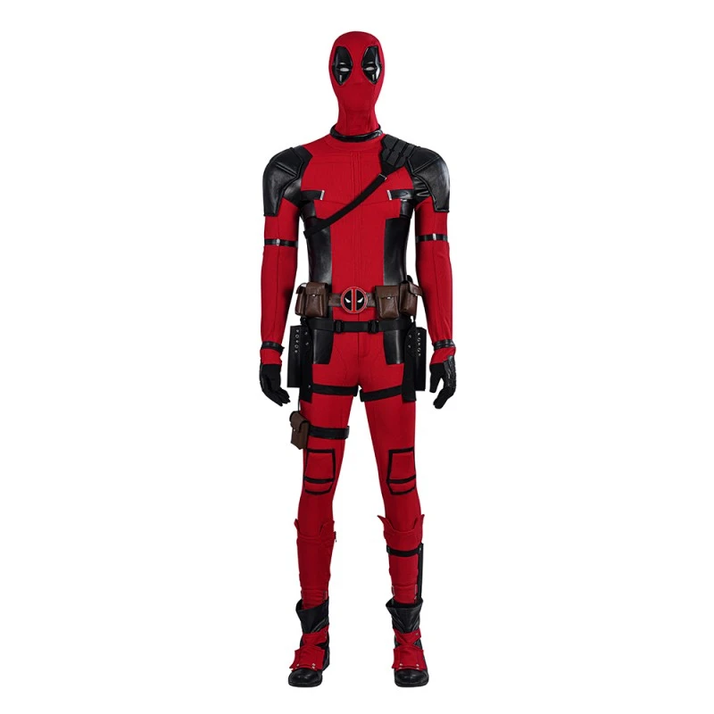 2023 Deadpool Cosplay Costumes Wade Wilson Deadpool 2 Halloween Suit Knitted Version - Image 3