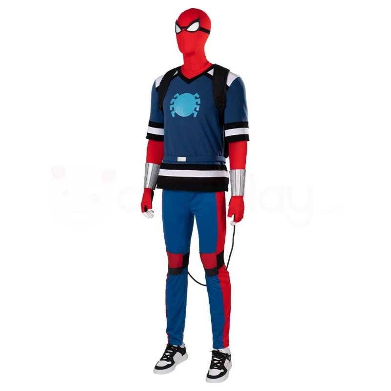 Spider-Man Freshman Year Cosplay Costume Spiderman Peter Parker Hoodie - Image 2