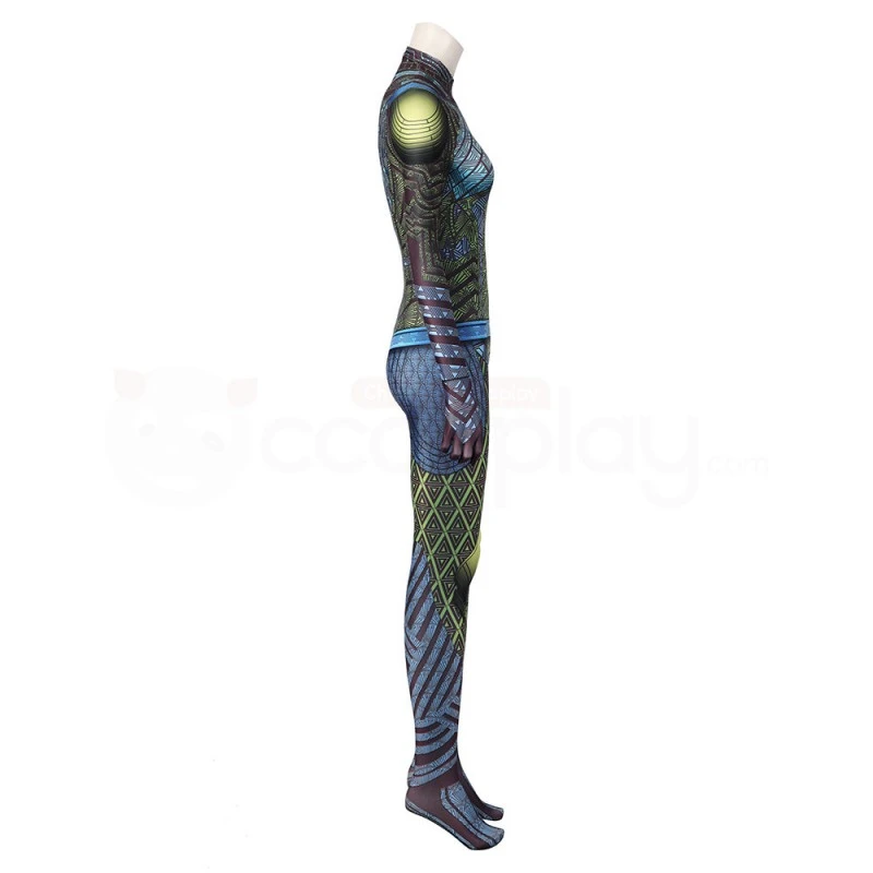 Black Panther Wakanda Forever Nakia Jumpsuit Cosplay Costumes - Image 3