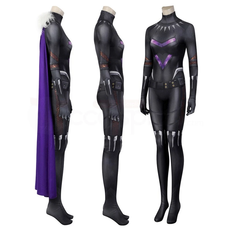 Black Panther Wakanda Forever Shuri Jumpsuit Cosplay Costume - Image 3