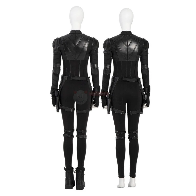 Yelena Belova Black Costume New Black Widow Cosplay Suit - Image 4