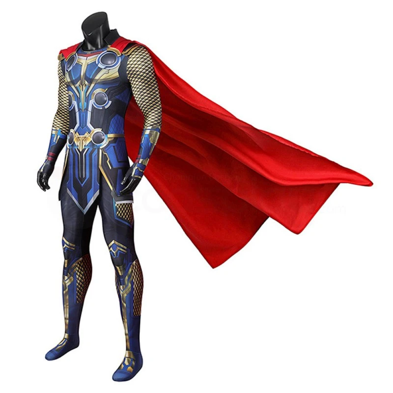 Thor Love And Thunder Cosplay Costumes Thor Halloween Jumpsuit - Image 2