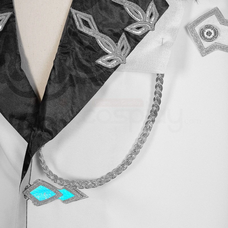 Genshin Impact Fatui Il Capitano Cosplay Costumes The Captain Suit - Image 4