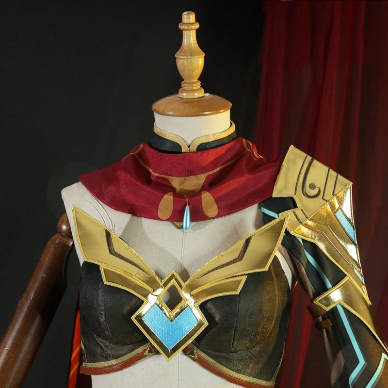Genshin Impact Gilded Brigade Spiritwind Hunter Cosplay Costumes - Image 4