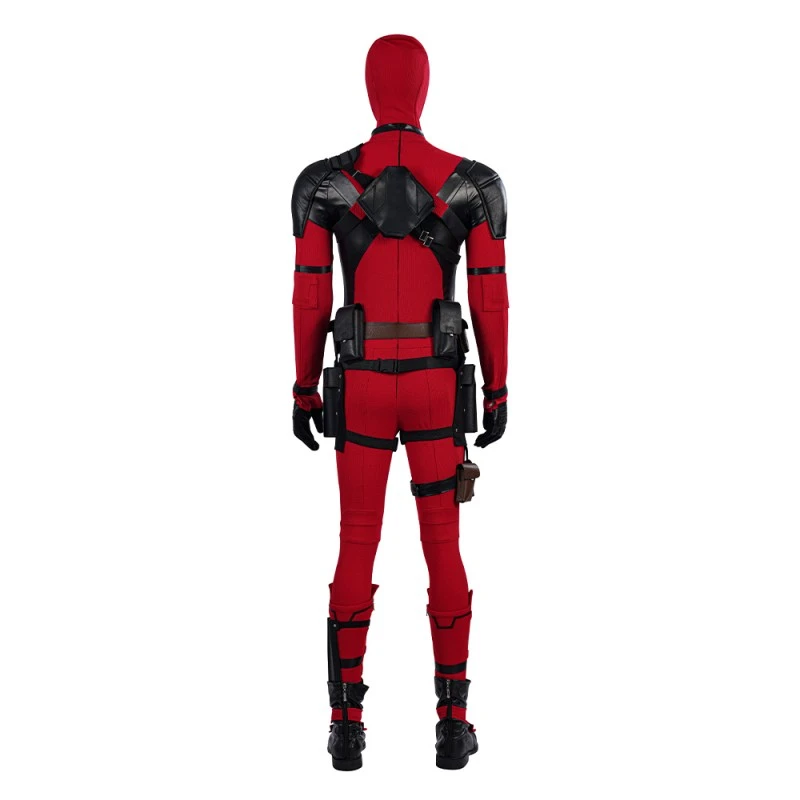 2023 Deadpool Cosplay Costumes Wade Wilson Deadpool 2 Halloween Suit Knitted Version - Image 4