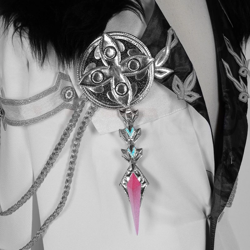 Genshin Impact Fatui La Signora Cosplay Costume Damselette Suit - Image 5