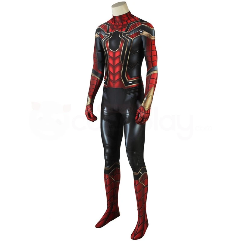 Avengers 3 Infinity War Cosplay Costumes Spider-Man Peter Parker Jumpsuit - Image 4