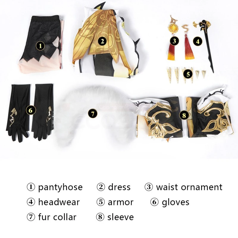 Genshin Impact Ningguang Cosplay Costumes - Image 4