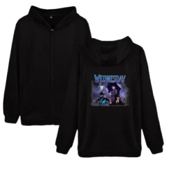 Wednesday Addams Swearshirts 2D Print Hoodies