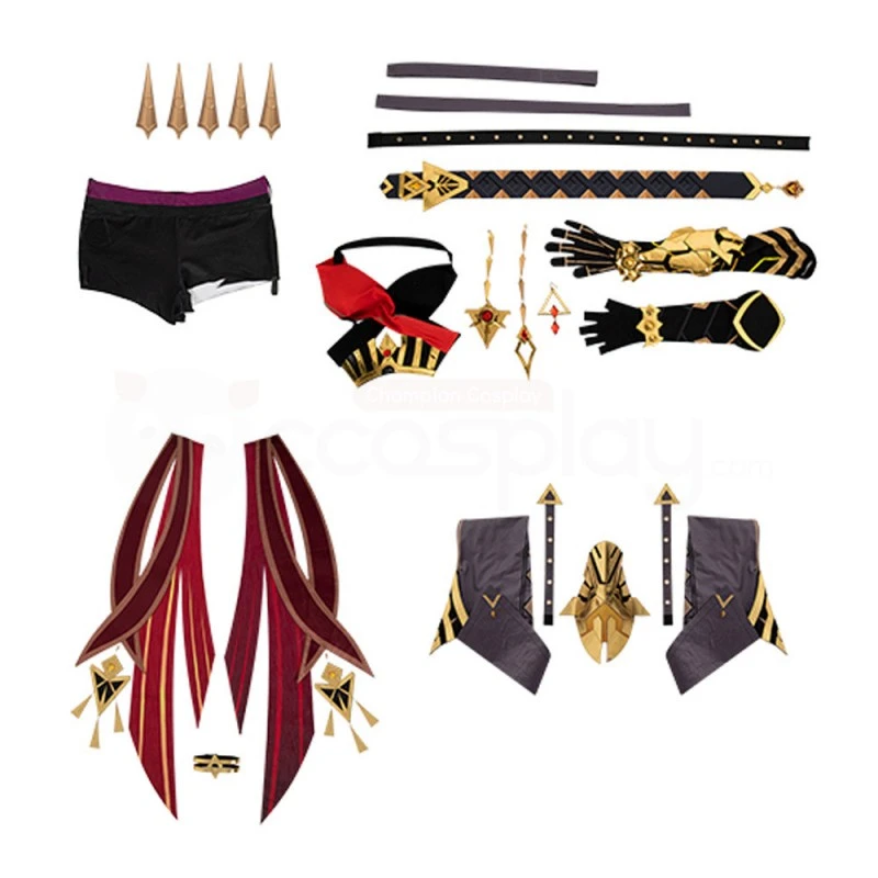 Genshin Impact Dehya Cosplay Costume - Image 6