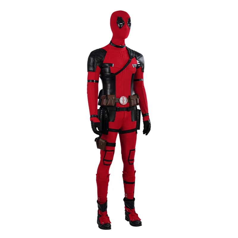 2023 Deadpool Cosplay Costumes Wade Wilson Deadpool 2 Halloween Suit Knitted Version - Image 5
